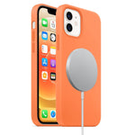 Custodia silicone liquido MagSafe per iPhone 12