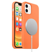 Custodia silicone liquido MagSafe per iPhone 12
