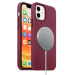Custodia silicone liquido MagSafe per iPhone 12