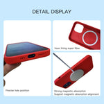 Custodia silicone liquido MagSafe per iPhone 12