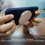 Custodia silicone liquido MagSafe per iPhone 12
