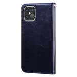 Custodia portafoglio in pelle orizzontale per iPhone XR e 12