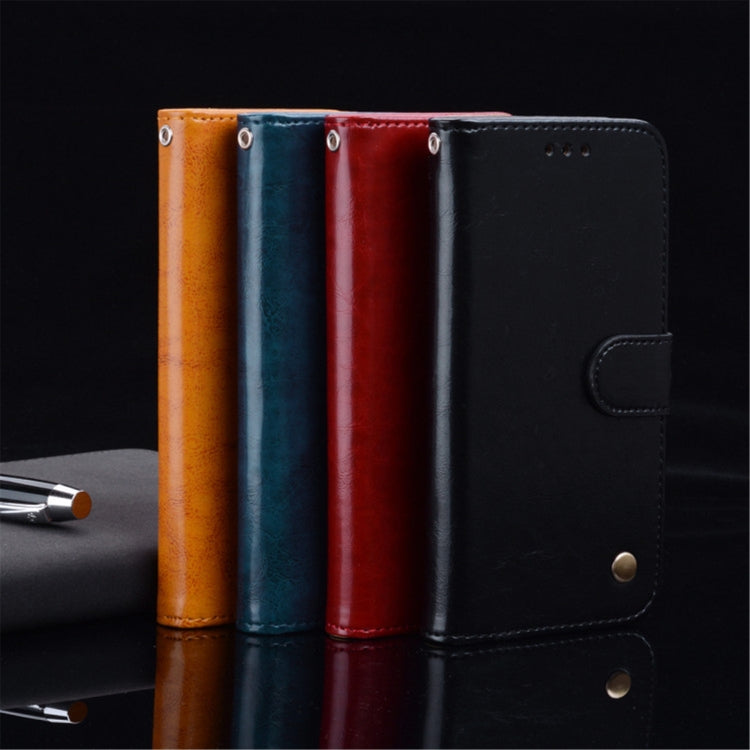 Custodia portafoglio in pelle orizzontale per iPhone XR e 12