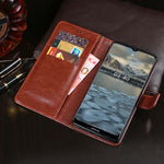 idewei Custodia in pelle a vibrazione orizzontale Crazy Horse Texture con supporto e slot per carte e portafoglio, For Nokia 2.4, For Nokia 8.3 5G, For Infinix Hot 10