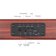 Altoparlante Bluetooth portatile D10 in legno