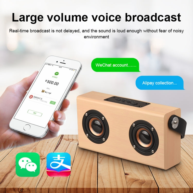 Altoparlante Bluetooth portatile D10 in legno