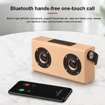 Altoparlante Bluetooth portatile D10 in legno