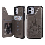 Custodia portafoglio con slot carte per iPhone 12 mini
