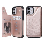 Custodia portafoglio con slot carte per iPhone 12 mini