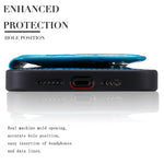 Custodia portafoglio con slot carte per iPhone 12 mini