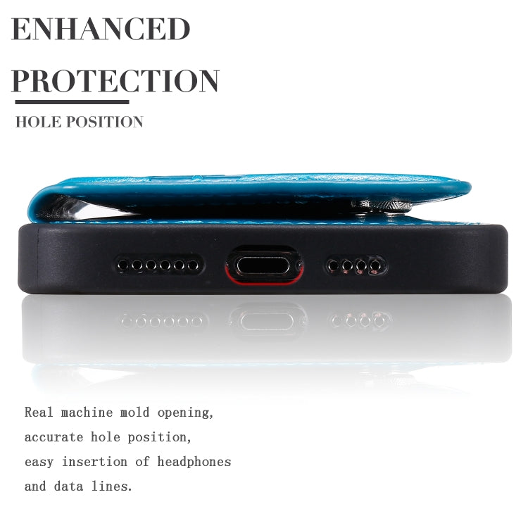 Custodia portafoglio con slot carte per iPhone 12 mini