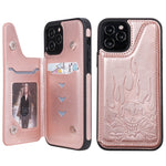 Custodia portafoglio con slot carte per iPhone 12 mini