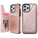 Custodia portafoglio con slot carte per iPhone 12 mini
