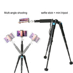 BEXIN MS15 Mini treppiedi da tavolo multifunzionali per fotocamera per telefono cellulare con autoscatto