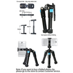 BEXIN MS15 Mini treppiedi da tavolo multifunzionali per fotocamera per telefono cellulare con autoscatto