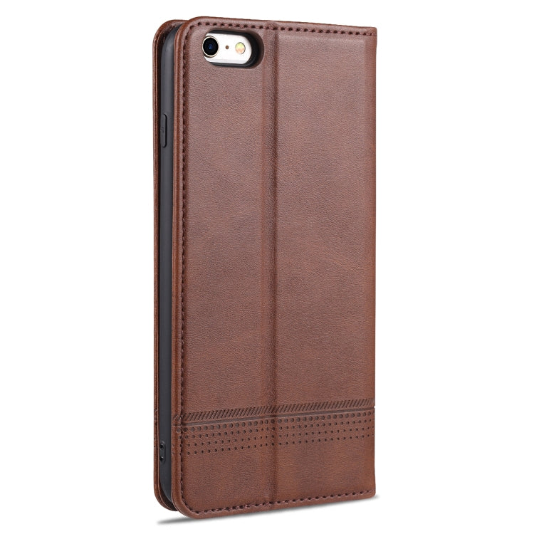 Custodia portafoglio in pelle orizzontale per iPhone 6,7,8 e Plus