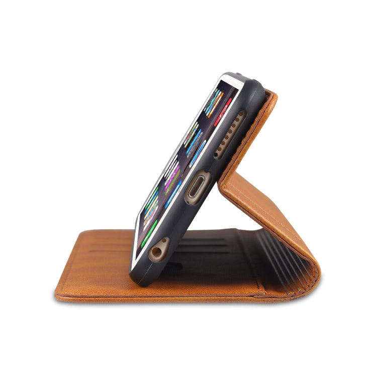 Custodia portafoglio in pelle orizzontale per iPhone 6,7,8 e Plus