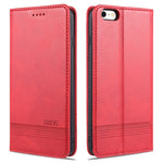 Custodia portafoglio in pelle orizzontale per iPhone 6,7,8 e Plus