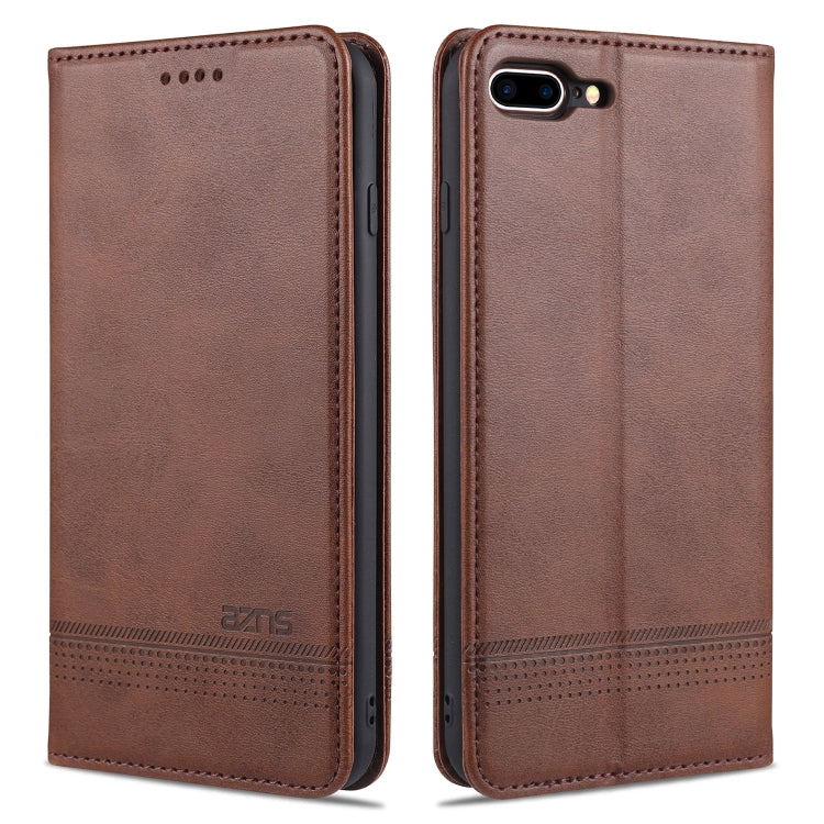 Custodia portafoglio in pelle orizzontale per iPhone 6,7,8 e Plus