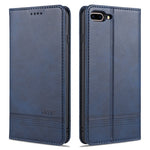 Custodia portafoglio in pelle orizzontale per iPhone 6,7,8 e Plus