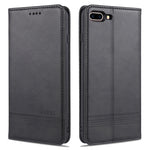 Custodia portafoglio in pelle orizzontale per iPhone 6,7,8 e Plus