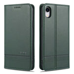 Custodia portafoglio in pelle con slot carte per iPhone XR