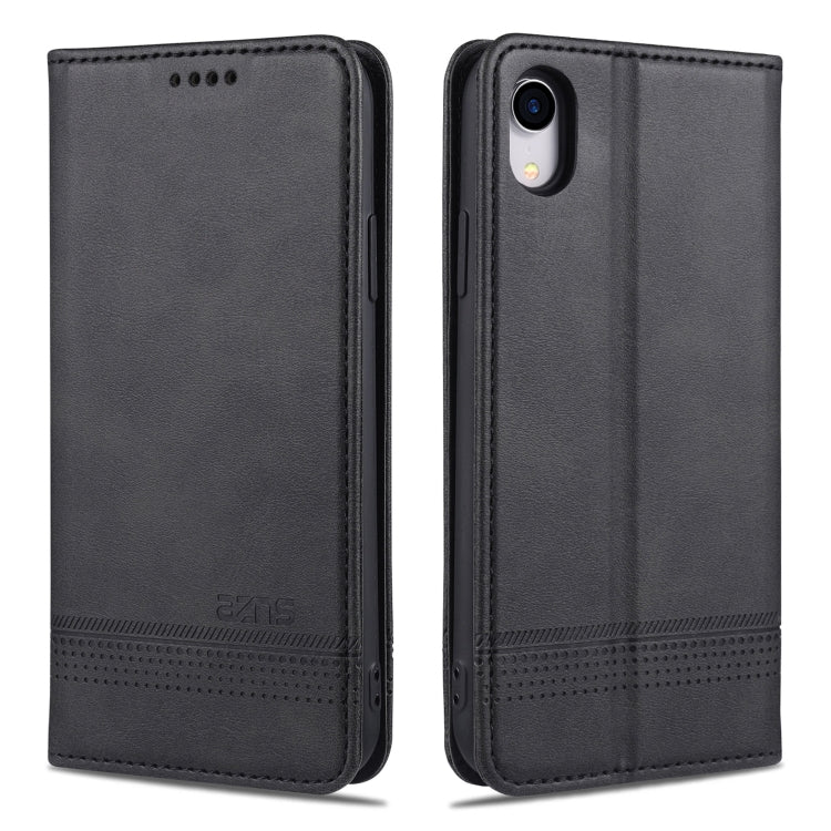Custodia portafoglio in pelle con slot carte per iPhone XR