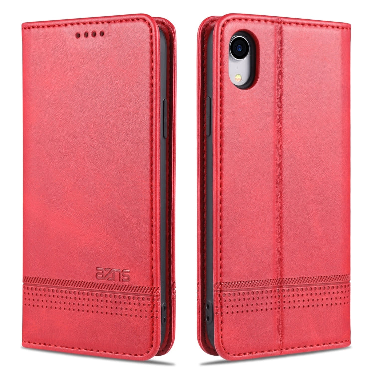 Custodia portafoglio in pelle con slot carte per iPhone XR