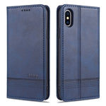 Custodia portafoglio in pelle con slot carte per iPhone XR