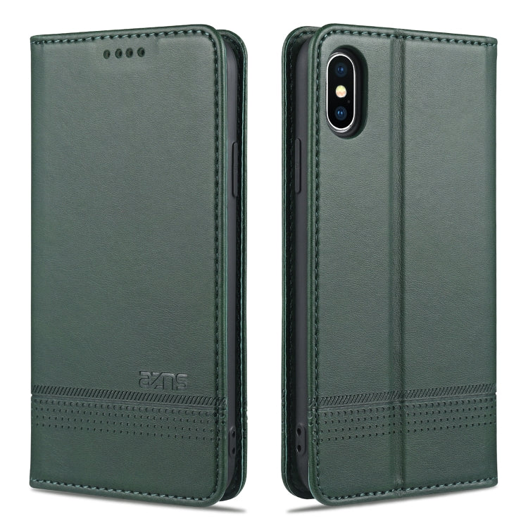 Custodia portafoglio in pelle con slot carte per iPhone XR