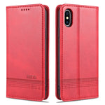 Custodia portafoglio in pelle con slot carte per iPhone XR