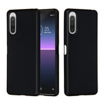 Custodia a copertura totale antiurto in silicone liquido Pure Color, For Sony Xperia 5 II