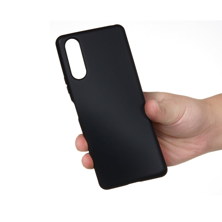 Custodia a copertura totale antiurto in silicone liquido Pure Color, For Sony Xperia 5 II