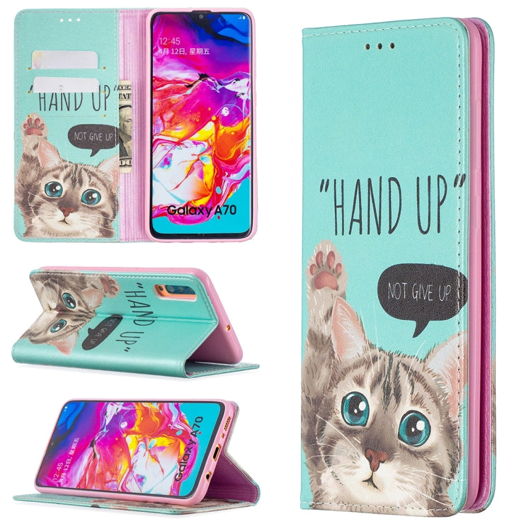 Custodia portafoglio in pelle PU per Samsung Galaxy A70
