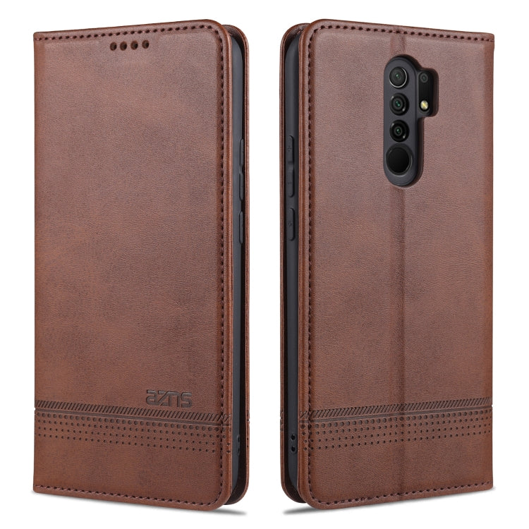 Custodia portafoglio in pelle per Xiaomi Redmi Note 9 e Redmi 10X