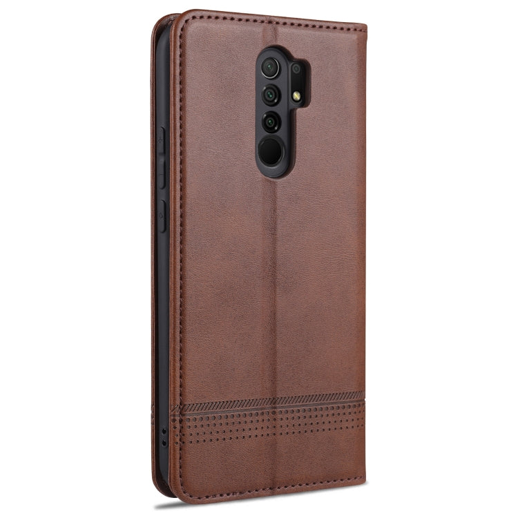 Custodia portafoglio in pelle per Xiaomi Redmi Note 9 e Redmi 10X