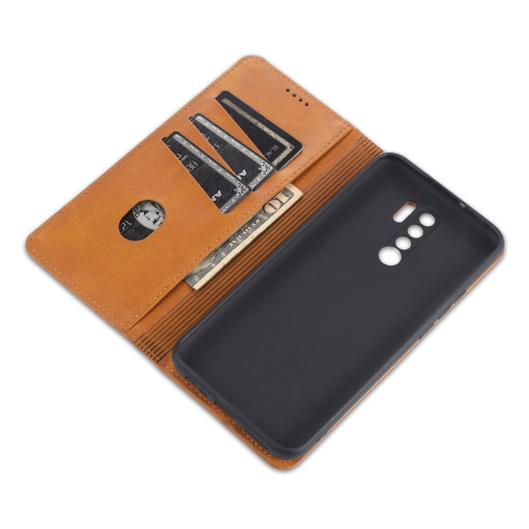 Custodia portafoglio in pelle per Xiaomi Redmi Note 9 e Redmi 10X