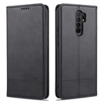 Custodia portafoglio in pelle per Xiaomi Redmi Note 9 e Redmi 10X
