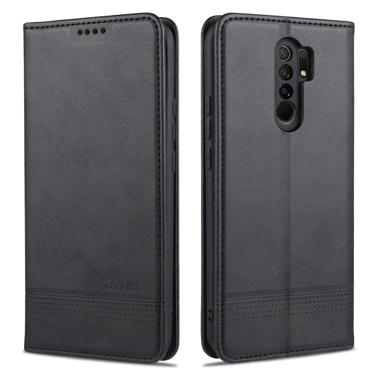 Custodia portafoglio in pelle per Xiaomi Redmi Note 9 e Redmi 10X
