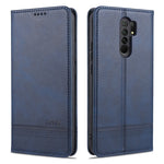 Custodia portafoglio in pelle per Xiaomi Redmi Note 9 e Redmi 10X