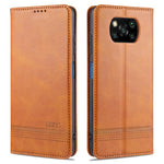 Custodia portafoglio in pelle per Xiaomi Redmi Note 9 e Redmi 10X