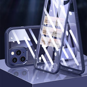 Custodia protettiva in vetro per iPhone 12