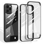 Custodia protettiva in vetro e plastica per iPhone 12 mini, 12, 1