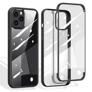 Custodia protettiva in vetro per iPhone 12