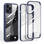 Custodia protettiva in vetro e plastica per iPhone 12 mini, 12, 1