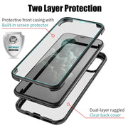 Custodia protettiva in vetro per iPhone 11
