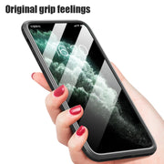Custodia protettiva in vetro per iPhone 11