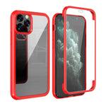 Custodia protettiva in vetro per iPhone 11, 11 Pro, 11 Pro Max