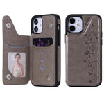 Custodia portafoglio con slot carte per iPhone 12 mini