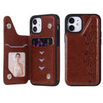 Custodia portafoglio con slot carte per iPhone 12 mini